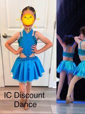 Turquoise IC Discount Dance STONED Jazz Costume